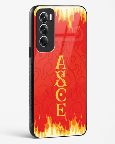 Blaze of Ace Glass Case Phone Cover (Oppo)