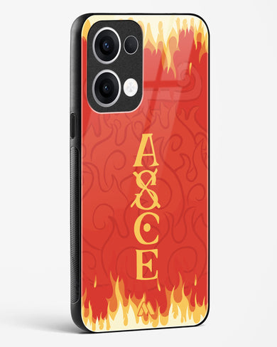 Blaze of Ace Glass Case Phone Cover (Oppo)