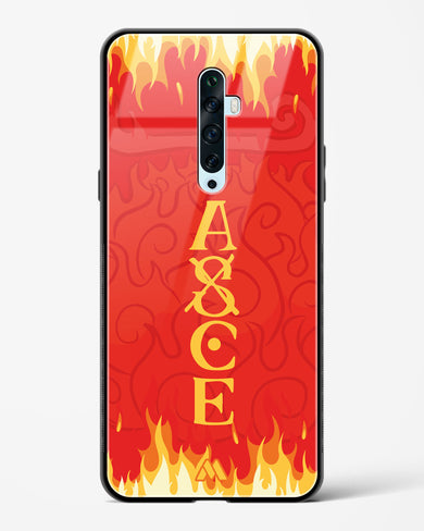 Blaze of Ace Glass Case Phone Cover (Oppo)