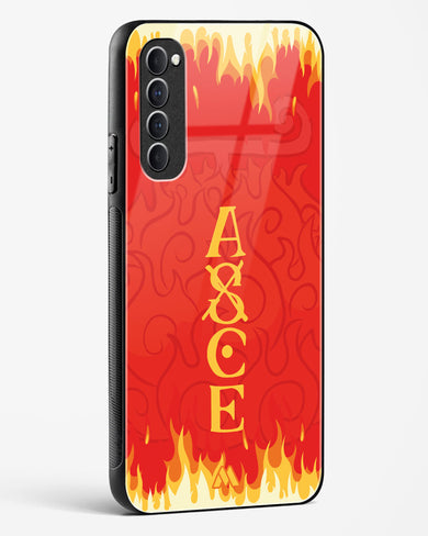 Blaze of Ace Glass Case Phone Cover (Oppo)