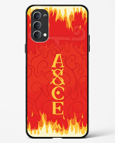 Blaze of Ace Glass Case Phone Cover (Oppo)