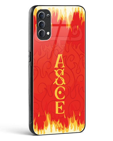 Blaze of Ace Glass Case Phone Cover (Oppo)