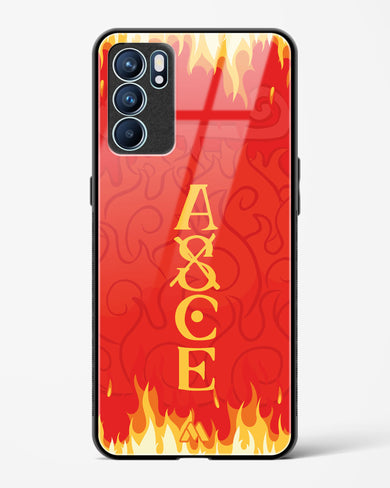 Blaze of Ace Glass Case Phone Cover (Oppo)