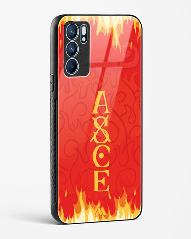 Blaze of Ace Glass Case Phone Cover (Oppo)