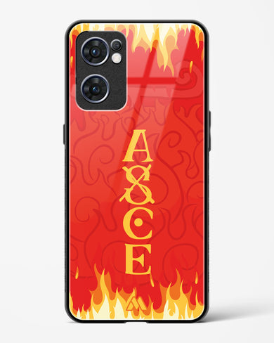 Blaze of Ace Glass Case Phone Cover (Oppo)