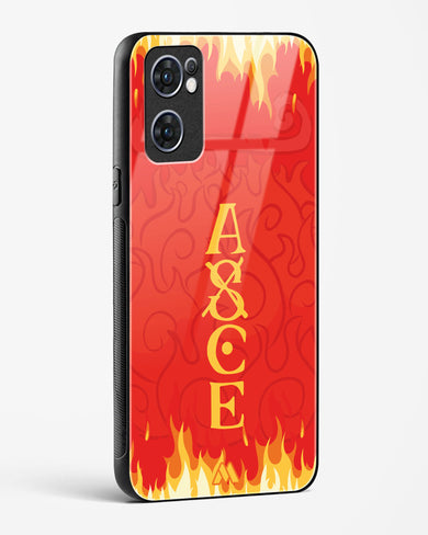 Blaze of Ace Glass Case Phone Cover (Oppo)