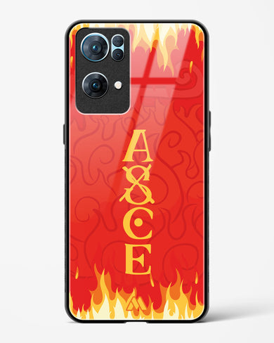 Blaze of Ace Glass Case Phone Cover (Oppo)