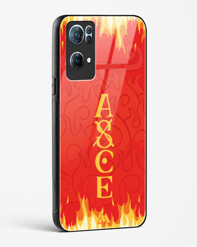 Blaze of Ace Glass Case Phone Cover (Oppo)