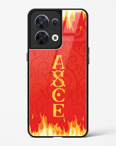 Blaze of Ace Glass Case Phone Cover (Oppo)