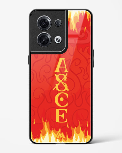 Blaze of Ace Glass Case Phone Cover (Oppo)