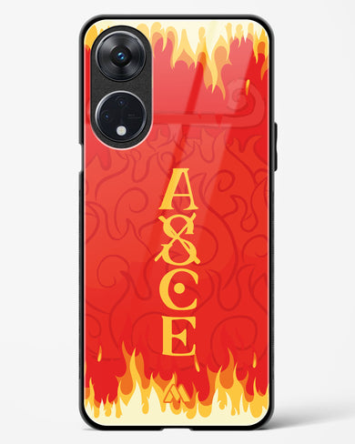 Blaze of Ace Glass Case Phone Cover (Oppo)