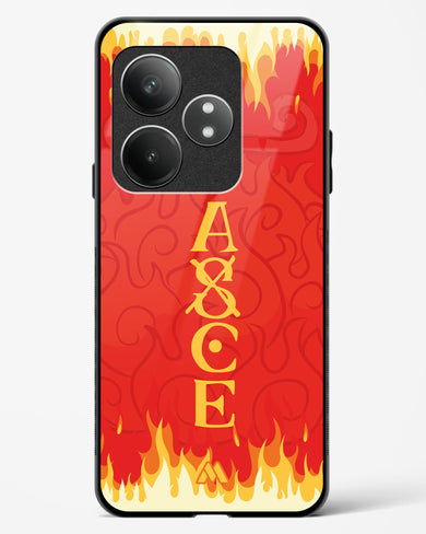 Blaze of Ace Glass Case Phone Cover (Realme)