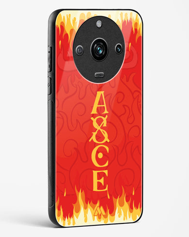 Blaze of Ace Glass Case Phone Cover (Realme)