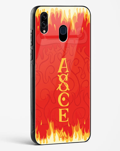 Blaze of Ace Glass Case Phone Cover (Samsung)