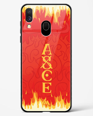 Blaze of Ace Glass Case Phone Cover (Samsung)