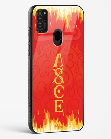 Blaze of Ace Glass Case Phone Cover (Samsung)