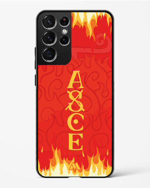 Blaze of Ace Glass Case Phone Cover (Samsung)