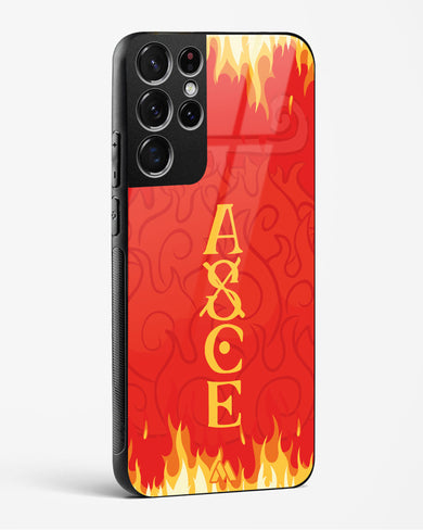 Blaze of Ace Glass Case Phone Cover (Samsung)