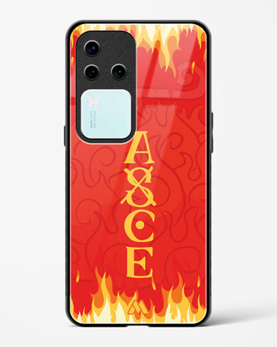 Blaze of Ace Glass Case Phone Cover (Vivo)