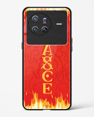 Blaze of Ace Glass Case Phone Cover (Vivo)