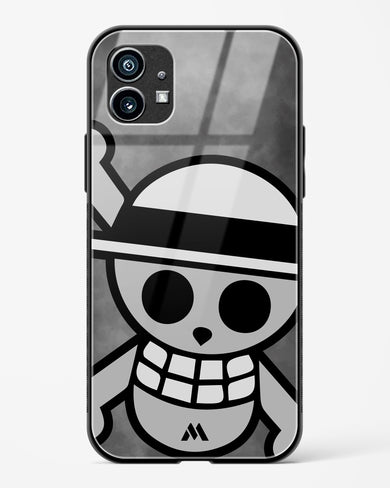 Strawhat Flag Glass Case Phone Cover (Nothing)