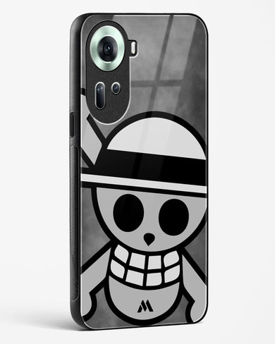 Strawhat Flag Glass Case Phone Cover (Oppo)