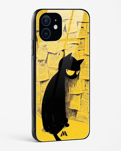 Bad Kitty Glass Case Phone Cover (Apple)