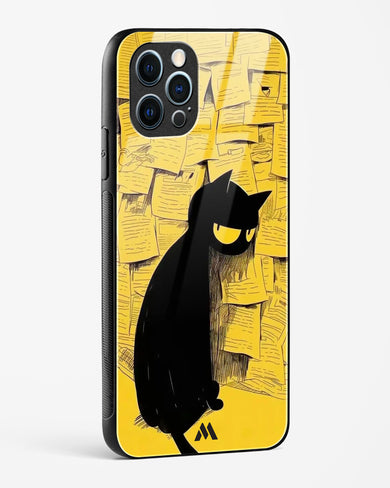 Bad Kitty Glass Case Phone Cover (Apple)