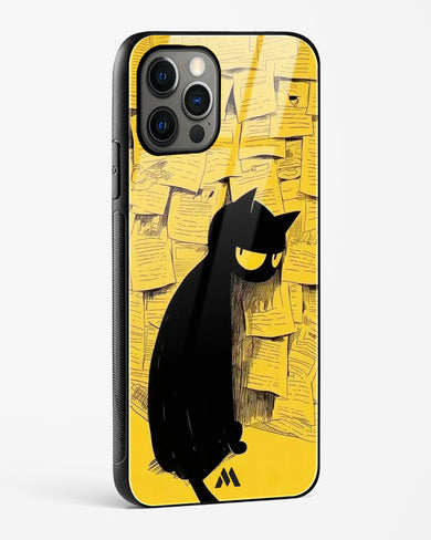 Bad Kitty Glass Case Phone Cover (Apple)