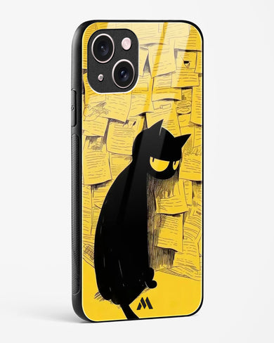 Bad Kitty Glass Case Phone Cover (Apple)