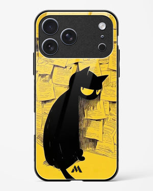 Bad Kitty Glass Case Phone Cover (Apple)