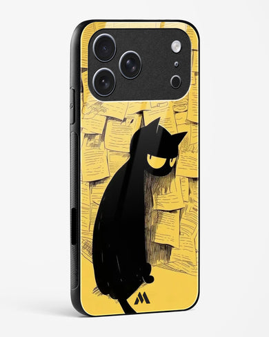 Bad Kitty Glass Case Phone Cover (Apple)