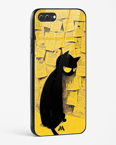 Bad Kitty Glass Case Phone Cover (Apple)