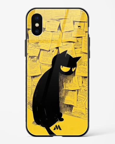 Bad Kitty Glass Case Phone Cover (Apple)