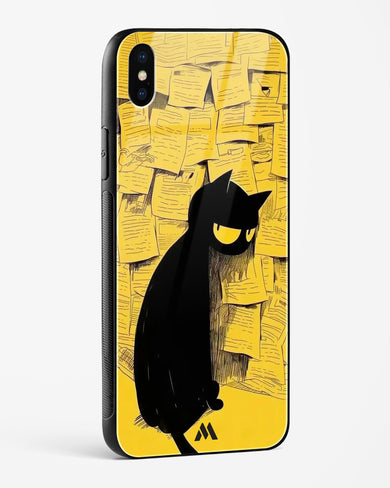 Bad Kitty Glass Case Phone Cover (Apple)