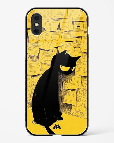 Bad Kitty Glass Case Phone Cover (Apple)