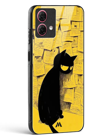 Bad Kitty Glass Case Phone Cover (Motorola)