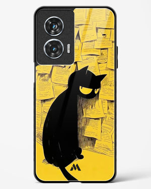Bad Kitty Glass Case Phone Cover (Motorola)