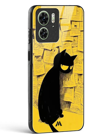 Bad Kitty Glass Case Phone Cover (Motorola)