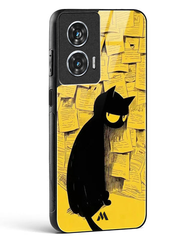 Bad Kitty Glass Case Phone Cover (Motorola)