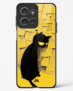 Bad Kitty Glass Case Phone Cover (Motorola)
