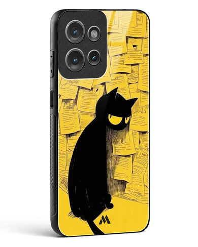 Bad Kitty Glass Case Phone Cover (Motorola)