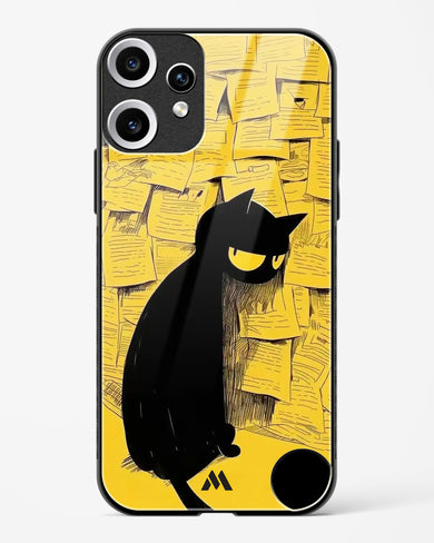 Bad Kitty Glass Case Phone Cover (Nothing)