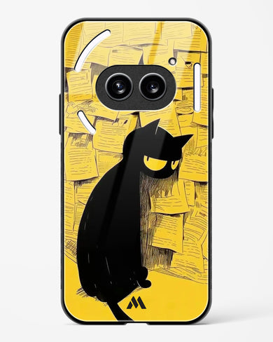 Bad Kitty Glass Case Phone Cover (Nothing)