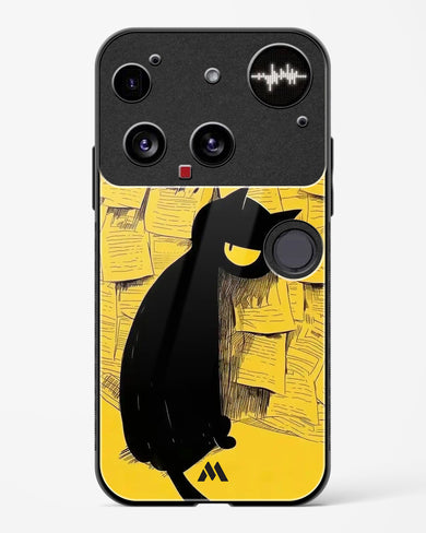 Bad Kitty Glass Case Phone Cover (Nothing)