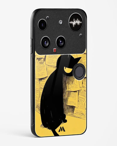Bad Kitty Glass Case Phone Cover (Nothing)
