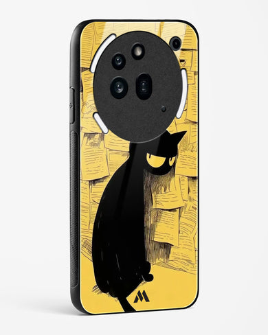 Bad Kitty Glass Case Phone Cover (Nothing)