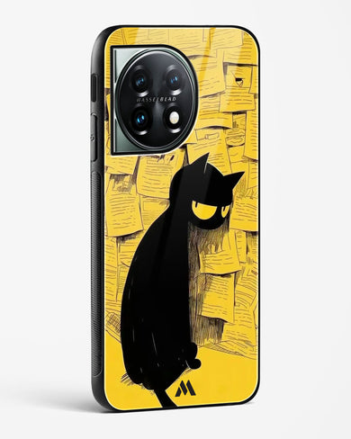 Bad Kitty Glass Case Phone Cover (OnePlus)