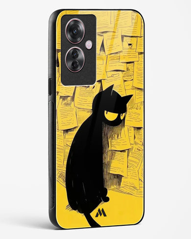 Bad Kitty Glass Case Phone Cover (Oppo)