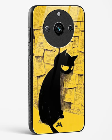 Bad Kitty Glass Case Phone Cover (Realme)